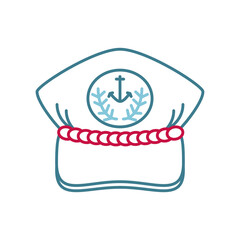 sailor captain hat