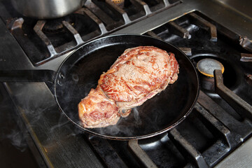 Cote de boeuf, cuisson, chef, cuisine, 