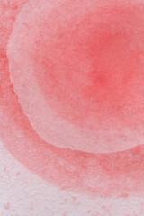 Abstract watercolor coral pink background. Hand drawn gradient backdrop. Old paper effect. Calm classic color. For forms and invitations. Design of business cards.	