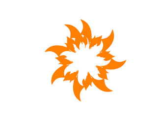 Naklejka premium set of flowers