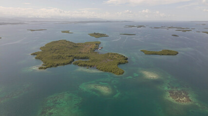 Fototapeta na wymiar Aerial View of Islands