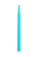 Bright color marker on white background. School stationery