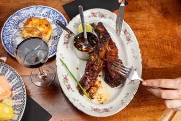 Ribs, travers de porc,