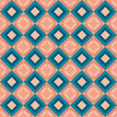 Abstract seamless geometric pattern of rhombuses and diagonals. Vector illustration