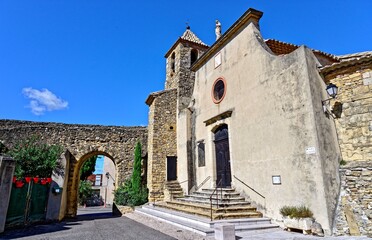 Eglise de Vacqueyras, Provence-Alpes-Côte d'Azur, France
