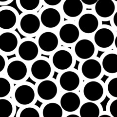 Circles pattern. Circular figures seamless ornament. Geometric motif. Rounds background. Circle shapes wallpaper. Geometrical backdrop. Digital paper, textile print, web design, abstract. Vector work