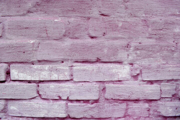 Pink brick wall pattern background