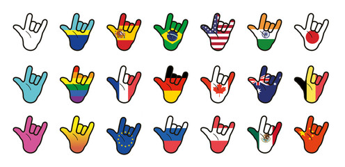 ILY Deaf World Sign Language