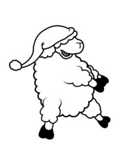 Schaf Tanzend Schlafmütze 