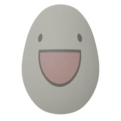 Oster Ei mit Gesicht