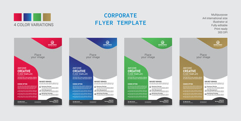 business corporate flyer