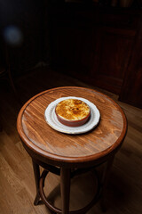 Cuisine, aliments, restaurant, nourriture, crème brûlée