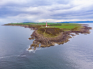 Approaching Target Ness Lighthouse