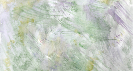 Abstract gray, green watercolor background.