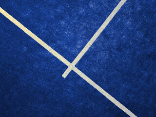 Padel court with lines