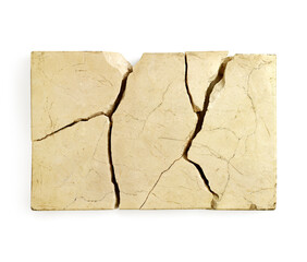 Cracked marble backdrop