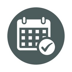Event, appointment, calendar, calendar, meeting icon. Gray vector sketch.