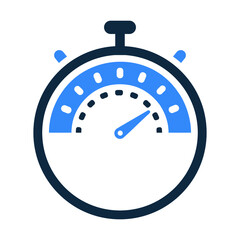 Efficiency, control, dashboard, performance, speed icon. Editable vector graphics.