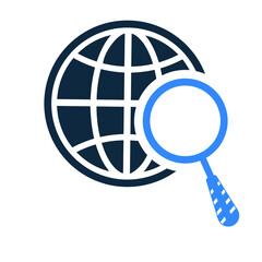 Global, research, international, search, universal icon. Editable vector graphics.