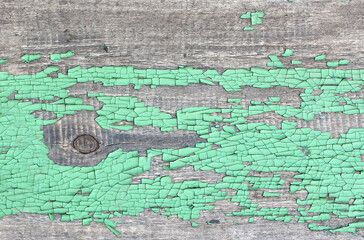 Fototapeta premium old wooden background, craquelure, shabby and cracked paint