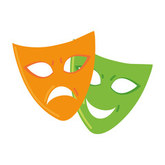 theatrical masks icon