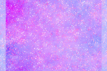 White snowy on pink and blue background