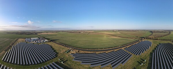 Solar Farm from above