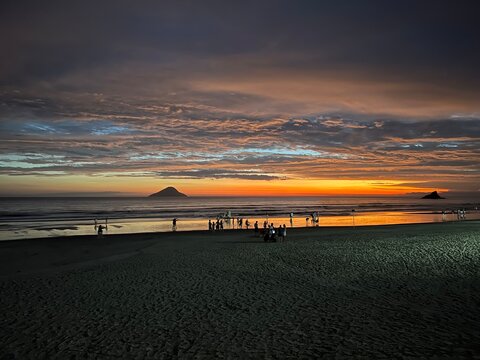 praia juquehy por do sol