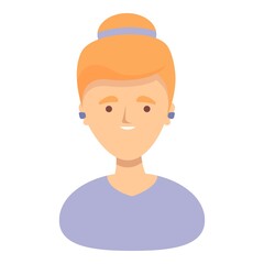 Mom earplugs icon cartoon vector. Noise protection. Ear plug