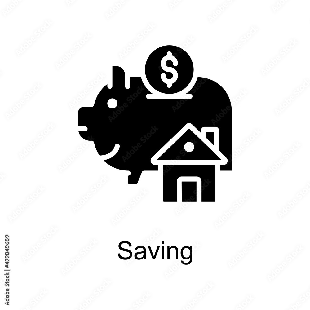 Poster saving vector solid icons for your digital or print projects.