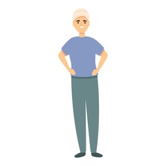 Arab student icon cartoon vector. Online school. Muslim education