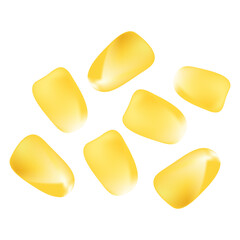 Grains of corn concept food illustration vector