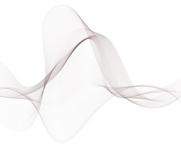Abstract smooth gray wave vector. Curve flow grey motion illustration
