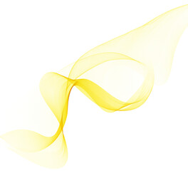 Decorative design modern pattern with stylish smooth yellow wave background.
