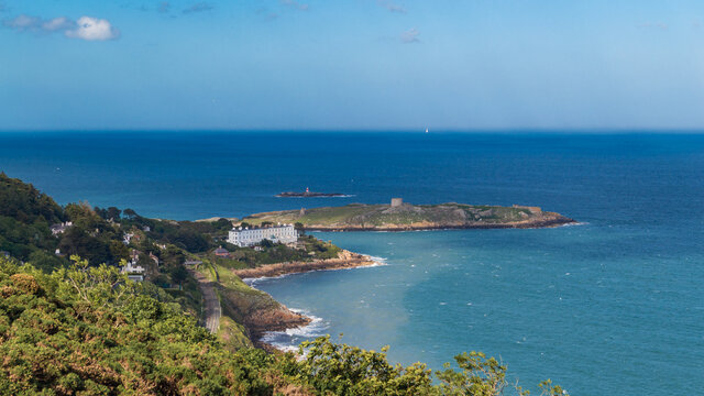 A view from Killiney Hill over Dublin Bay, Ireland