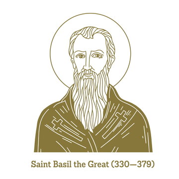 Saint Basil The Great (330-379). He Was An Influential Theologian Who Supported The Nicene Creed And Opposed The Heresies Of The Early Christian Church, Fighting Against Both Arianism And The Follower