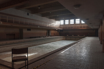 Abandoned swimming pool in Poland 