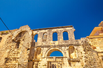 The Cathedral of Saint Domnius in historic centre of Split, Croatia, Europe.