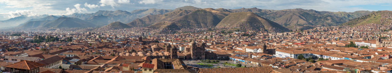 Fototapeta na wymiar Cuzco panorama
