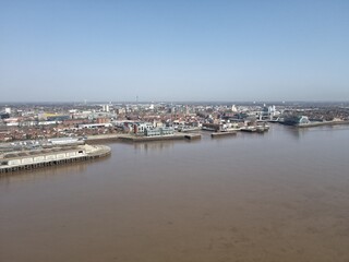 Fototapeta na wymiar Kingston upon Hull skyline