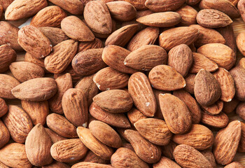  Bunch of delicious almonds texture