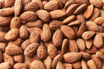  Bunch of delicious almonds texture