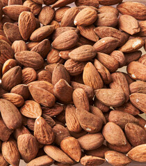  Bunch of delicious almonds texture