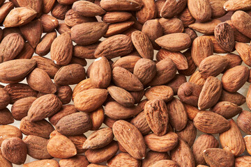  Bunch of delicious almonds texture