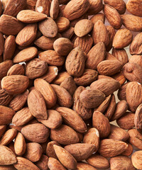  Bunch of delicious almonds texture