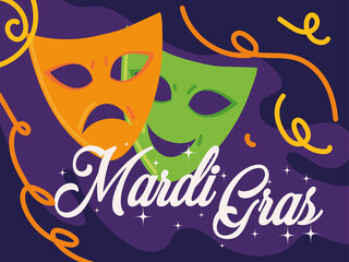 mardi gras masks festive