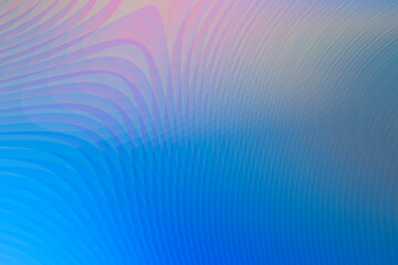 Chaotic gradient blue and pink posterization