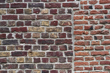  Vintage brick wall surface background