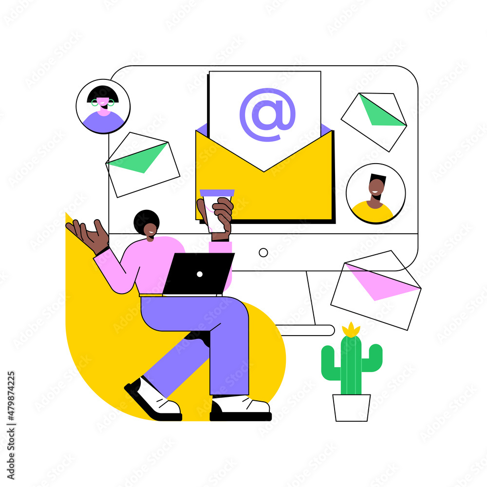 Poster marketing automation system abstract concept vector illustration. open source automation, crm system