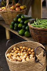 Organically produced fruits and vegetables